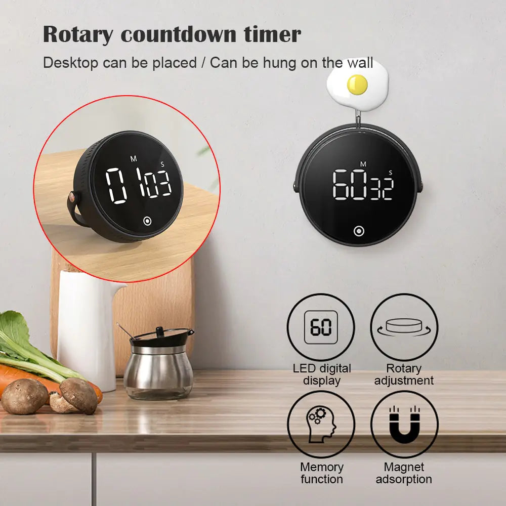 Digital Timer Magnetic Electronic