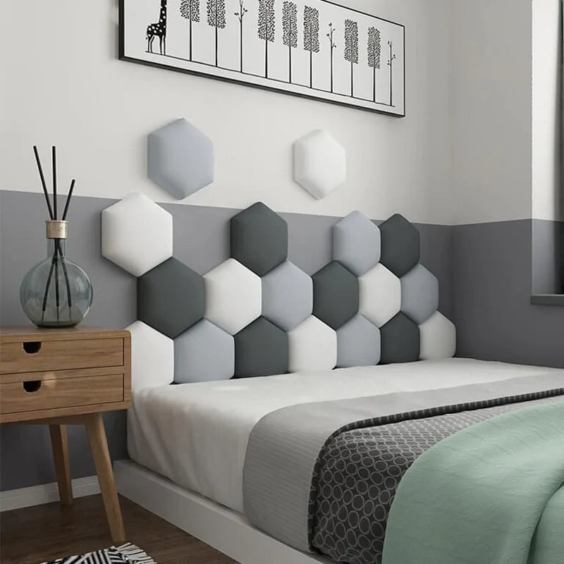 Room Loft Hexagonal Headboard