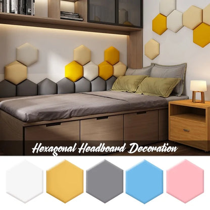 Room Loft Hexagonal Headboard